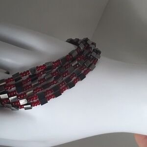 Metallic Beaded Bracelets